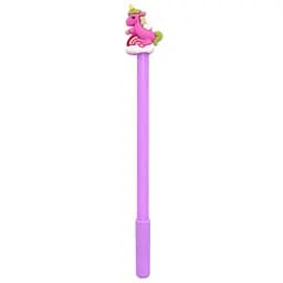Дитяча гелева ручка "Єдиноріг" Bambi 016(Violet) синій, 17,5 см