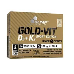 Вітаміни та мінерали Olimp Gold-Vit D3+K2 2000 IU 60 капсул (Ф001700)