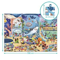 Дитячий віммельпазл "Музей Океанаріум" DoDo Toys 300641, 150 елементів - мініатюра 4