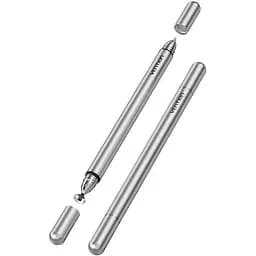 Стилус - ручка для ємнісних екранів 2 в 1 Stylus Pen Gray Aluminum Alloy Type Vention (KQMH0) - мініатюра 8