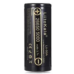 Аккумулятор Liitokala Lii-50A 5000 mAh 20A 26650 Li-ion