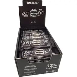 Набір батончик Sporter Zero One Печиво-крем 1.25 кг (25 шт. по 50 г)