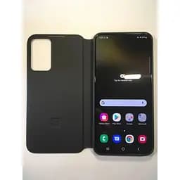 Оригінальний чохол-книжка Samsung S-View Flip Cover для Samsung Galaxy S22 5G (6.1") Чорний EF-ZS901CBEGRU - мініатюра 2