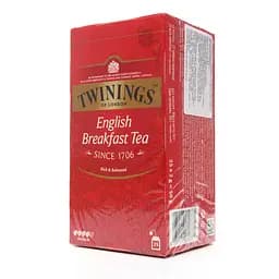Чай черный Twinings English Breakfast 50 г (25 шт. х 2 г) (109138)