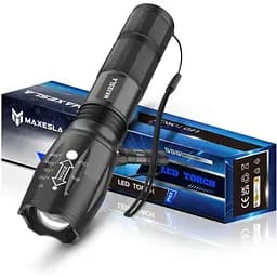 Светодиодный фонарик Maxesla 2000 люмен Подарки для мужчин Папа Дети, сумасшедшие факелы Led Суперяркий фонарик