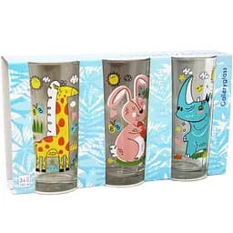 Набір склянок Galleryglass Chile Зоопарк високі 260 мл 3 шт. (86005471)