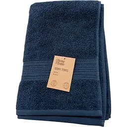 Рушник махровий Ardesto SuperSoft 100% бавовна 50 x 90 см синій (ART2250DBP)