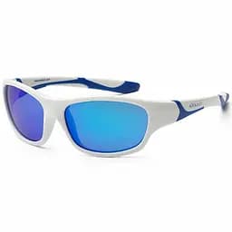Дитячі сонцезахисні окуляри Sport 6-12р біло-блакитний Koolsun det0018594