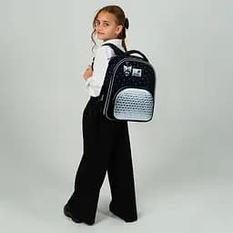 Рюкзак шкільний каркасний Kite Education Black&Silver (K26-556M-2) - мініатюра 14