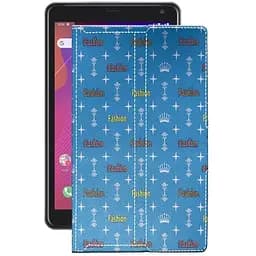 Чехол StatusCASE из экокожи для планшета Prestigio Q Pro Фэшн голубой