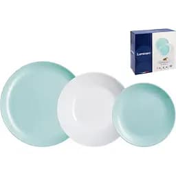 Сервіз Luminarc Diwali Light Turquoise & White 18 предметів (P5912) - мініатюра 2