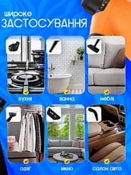 Універсальний пароочисник ручний для прибирання дому, 6 в 1 Bitek Steam Cleaner парогенератор Пароочисник для меблів, для прибирання вікон та автомобіля, відпарювач, парогенератор для прибирання та дезінфекції - мініатюра 3