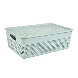 Кошик Stars Plast з кришкою сірий 8 л (94255/сір)