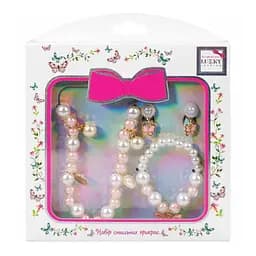 Набор Lukky Fashion Жемчужный бусы, серьги-клипсы и браслет (T24790)