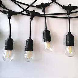 Гірлянда LED Light Edison вулична з ретро лампами 15 шт. 24V 10 метрів - мініатюра 5