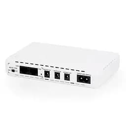 ДБЖ MIni Ups для роутерів/комутаторів POE-432EM, outputs: DC 9В/12В, POE 15В/24В, USB DC 5В/2A, 10400MAh(4*2600MAh), (160х28х105), White, BOX - мініатюра 2