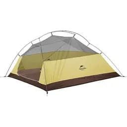 Надлегкий тримісний намет з футпринтом Naturehike Cloud Up 3 Updated NH18T030-T 20D (Темно-зелений) - мініатюра 2