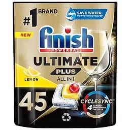 Засіб для миття посуду Finish Ultimate Plus All in 1 Лимон 45 таблеток