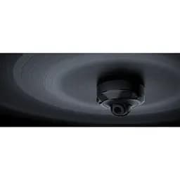 IP-камера Ajax дротова DomeCam Mini HL Black, 8мп, 2.8мм, гібридне підсвічування IR 35м, білий Led 50м, Poe, True WDR, IP 65, ІЧ 30м, аудіо, кут огляду 100° до 110° - мініатюра 2