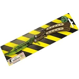 Сувенирный нож из дерева G-Toys Бабочка изумруд (n-4)