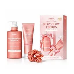 Набір для волосся для глибокого відновлення Holiday Silk Glow Edition Protein Bonding Care Set Violet Muguet Set 500ml+250ml
