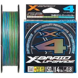 Шнур YGK X-Braid Upgrade X4 (3 colored) 150 м 0.4/0.104 мм 8 lb/3.6 кг