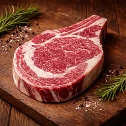 Стейк Ковбой рібай на короткій кості Чугун суха витримка 21 день 600 г