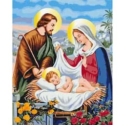 Картина по номерам Brushme Святая семья 40x50 см