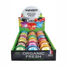 Ароматизатор Winso Organic Fresh MIX №1 гелевый 40г (500028)