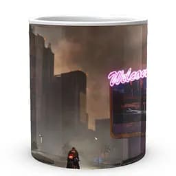 Кухоль GeekLand Cyberpunk 2077 Кіберпанк 2077 CY 02.594 330 мл білий - мініатюра 2