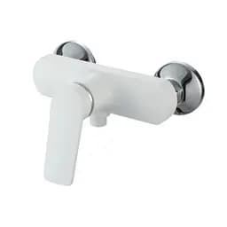 Смеситель для душа Plamix Lucas-003 SET (со шлангом лейкой и кронштейном) white PM0711 Белый