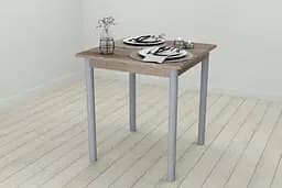 Стіл кухонний Ferrum-decor Агата 75x70x70 Сірий ДСП Сонома Трюфель 16мм (FRD-106244)