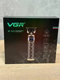 Акумуляторний тример VGR V-942 універсальний тример для стрижки чоловіків із 4 насадками й дисплеєм Коричневий з Чорним - мініатюра 10
