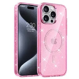 Чохол TPU Eclipse Sparkle Magnetic Fit для Apple iPhone 15 Pro Max (6.7") Pink