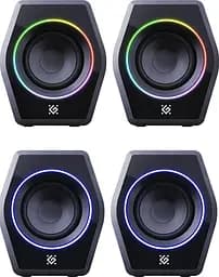 Акустична система 2.0 Defender Solar 9, 10Вт, Bluetooth, RGB підсвітка, USB, чорна (65939) - мініатюра 3