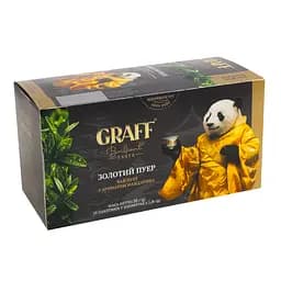 Чай пуер Graff Gold Puer з ароматом мандарина 30 г (20 шт. х 1.5 г) - мініатюра 3