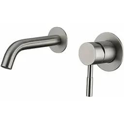 Смеситель для умывальника настенный Germece 4031 нержавеющая сталь