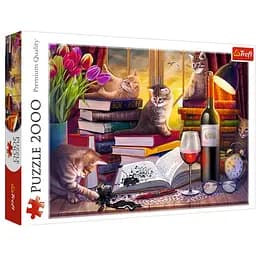 Пазл Trefl Котячий вечір 2000 ел. (27126)