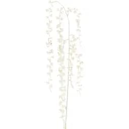 Штучна гілочка J-line 90 см біла та срібляста (36875)