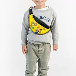 Сумка-бананка детская Покемон "Pokеmon с принтом ,32х15см,сумка для мальчика  через плечо (00166)