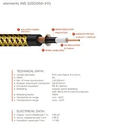 Комутаційний кабель інструментальний Jack 6,3 — Jack 6,3 1.5 м Cordial EI 1,5 PP-TWEED-YE - мініатюра 4