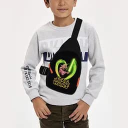 Сумка через плечо детская Йода Star Wars 29х17 см сумка слинг для мальчика (02063)