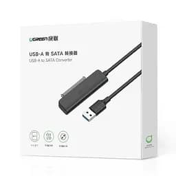 Перехідник Ugreen USB 3.0 Type-A SATA III F CM321 чорний - мініатюра 9