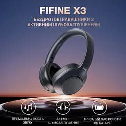 Навушники Fifine чорні (X3) - мініатюра 12