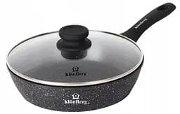 Традиционная сковорода Klonberg KB-8615 с мраморным покрытием с крышкой 26 см