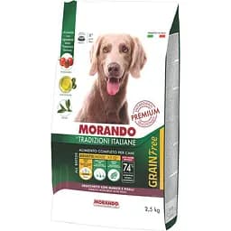 Сухий корм для собак Morando Tradizioni Grain Free з яловичиною та горохом 2.5 кг