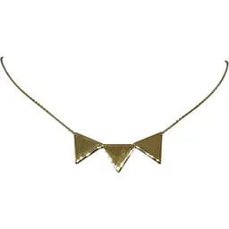 Срібне кольє Qvaliz з позолотою. 70800845ЗОЛ