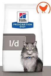 Сухий лікувальний корм Hill`s Prescription Diet Feline l/d Liver Care для котів при захворюваннях печінки 1.5 кг (арт 607651)