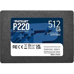 Накопитель SSD 2.5" 512GB Patriot (P220S512G25)