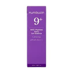 Есенція для обличчя Numbuzin No.9 NAD+ Peptides Dewy Sun Essence антивікова сонцезахисна з ефектом сяйва 50 мл (NUM013) - мініатюра 2